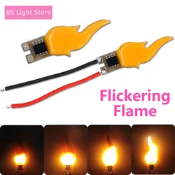 5V New LED Cob Candle Flame Bead DC3-5V 1800K 20mA Suitable for Birthday Party Decoration Light Bulb Accessories Candle DIY