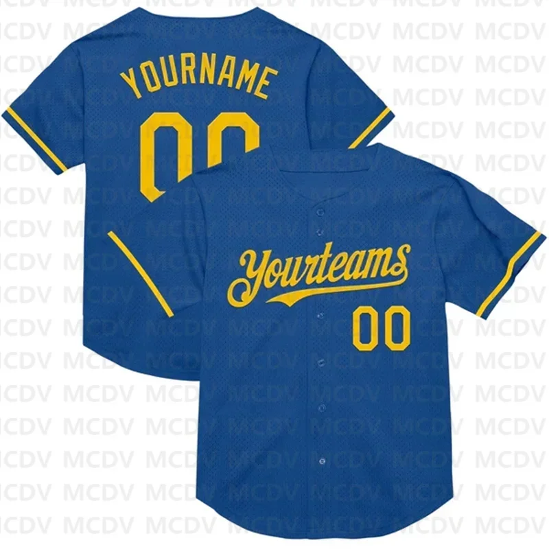 

Custom Blue White-Red Throwback Baseball Jersey 3D Printed Casual Team Shirts Unisex Tops