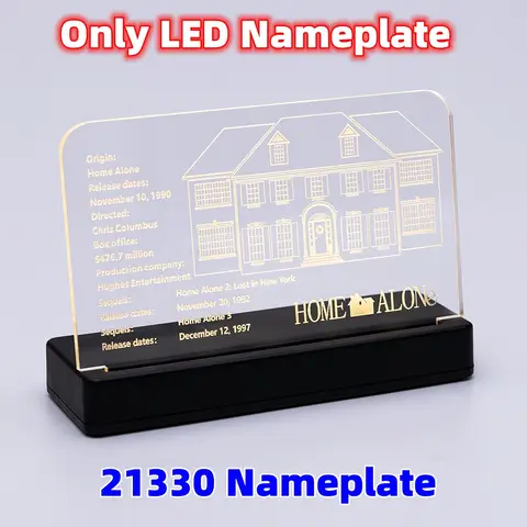 क्रिसमस उपहार के लिए एलईडी लाइट किट 21330 घर अकेला घर सड़क दृश्य बिल्डिंग ब्लॉक ईंटें खिलौना लैंप सेट कोई मॉडल आरसी संस्करण नहीं 10 best sales घर पर अकेली आकृति - №9