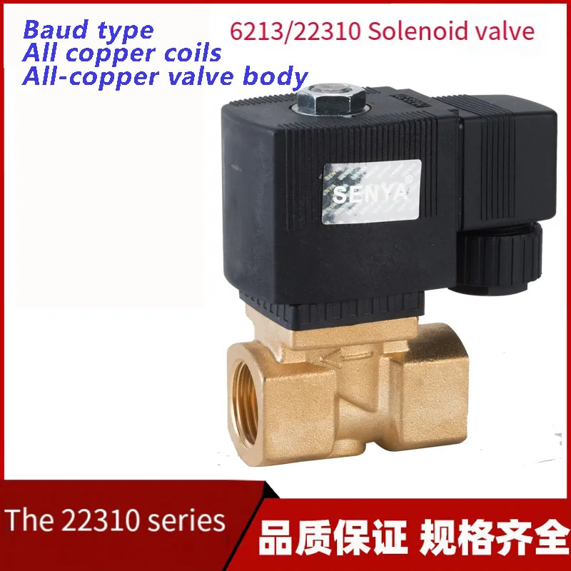 

1/3PCS 6213-04 4-Point Baode Solenoid Valve Water Air Oil SY22310-15 220V 24V 12V Normally Closed Outdoor Waterproof Type