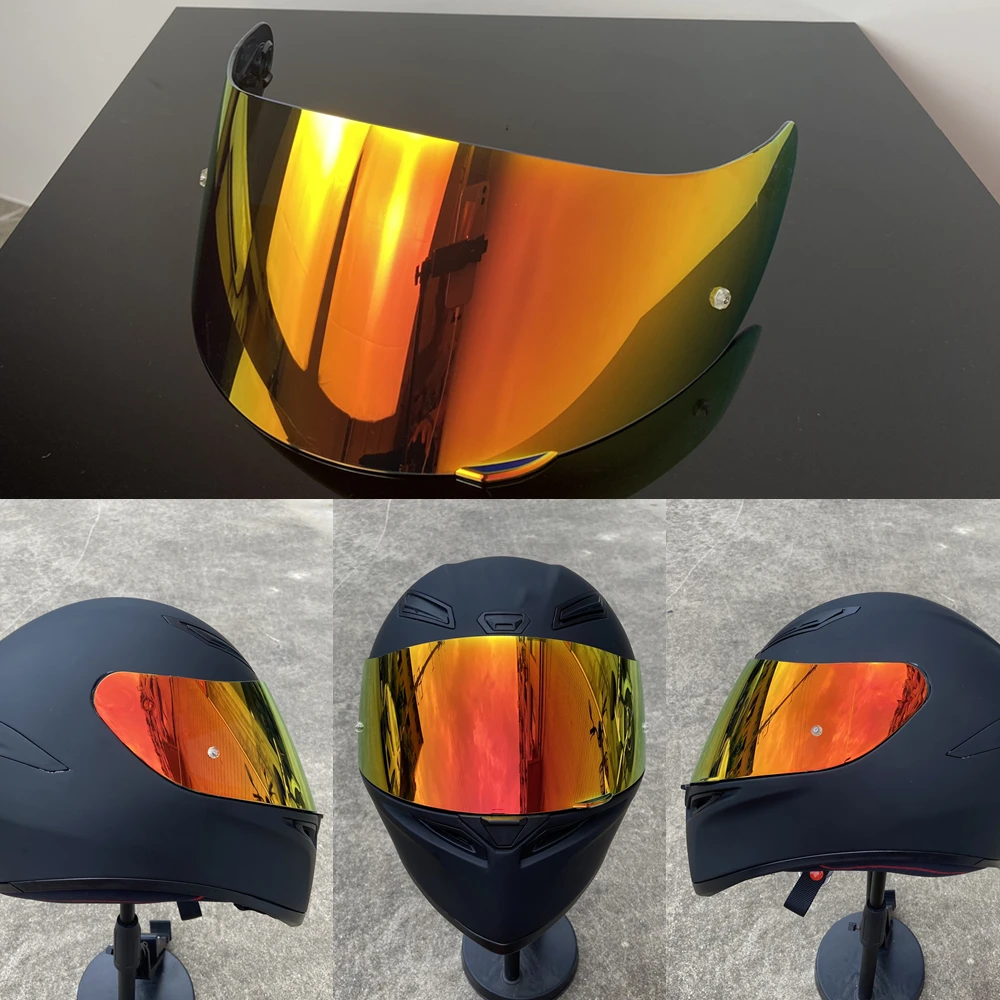 K3SV  face shield for K5S K5 K5-S K1 K1S Visera Casco Moto Visor sunscreen electroplated Visiere Casque Moto high toughness