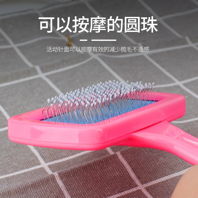 Pet Rabbit Brush Grooming Comb Dutch Pig Dogs Combs Dry Cleaning Brushes Guinea Pig Peines Pets Grooming Needle Comb for Rabbits