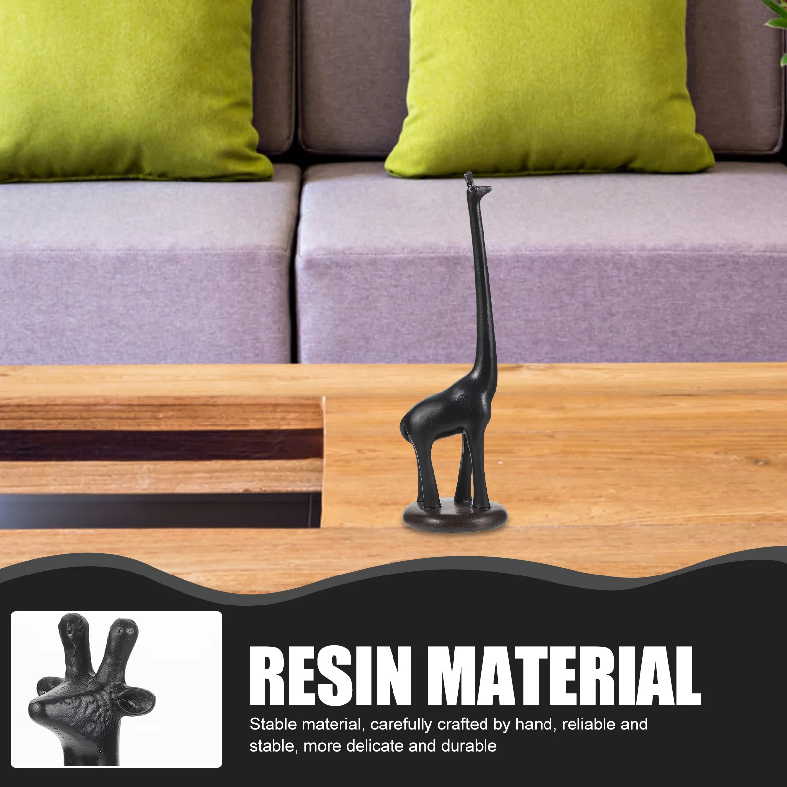 

Giraffe Paper Towel Holder Stylish Standing Roll Paper Rack Tissue Organizer for Kitchen Bathroom Living Room