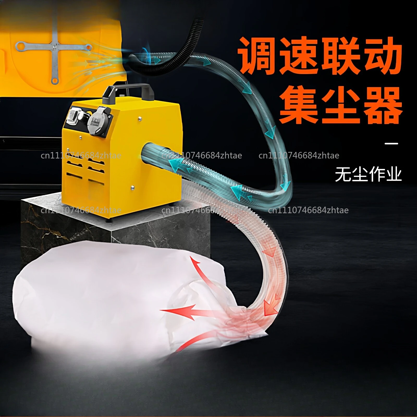 1200W Industrial vacuum cleaner cyclone dust collector woodworking vacuum cleaner cyclone separator dust collector