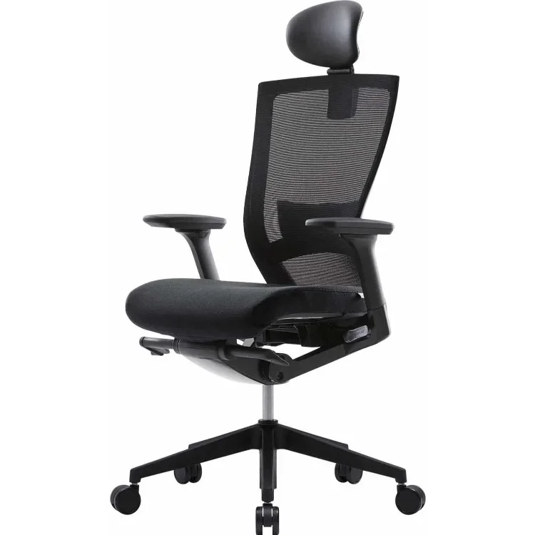 T50 Ergonomic Office Chair : High Performance Home Office Chair with Adjustable Headrest, Lumbar Support, 3D Armrest