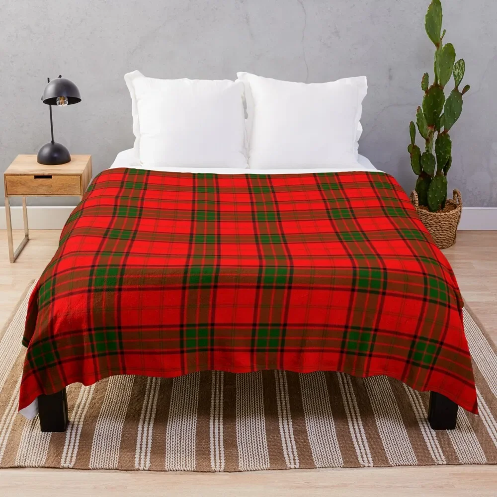 

Clan Maxwell Tartan Throw Blanket Plaid on the sofa Travel Decoratives Blankets