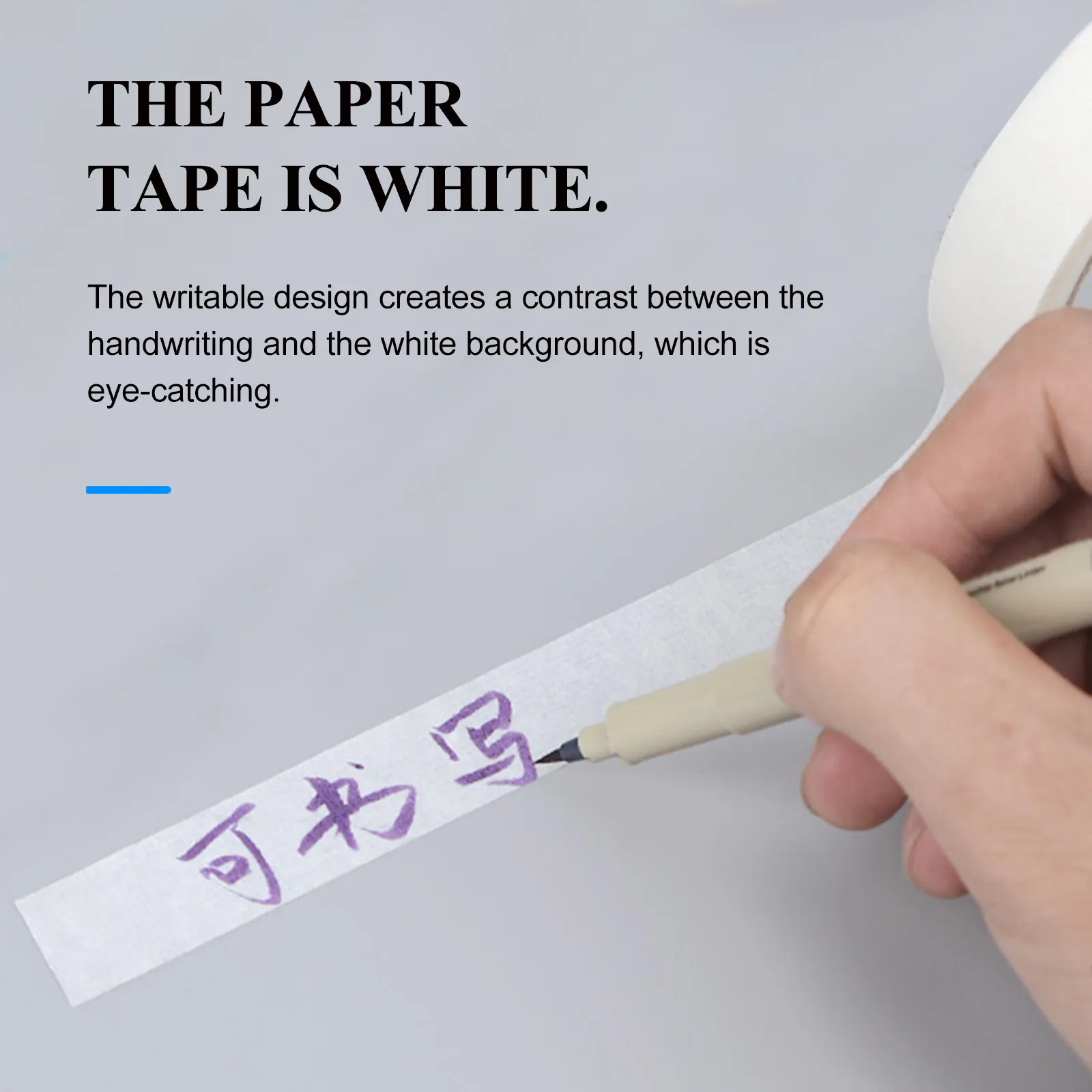 

10Pcs Writable Masking Tapes Easy Peel Stick Removable Drawing Tapes for Classroom DIY Art Projects Teachers Students Home