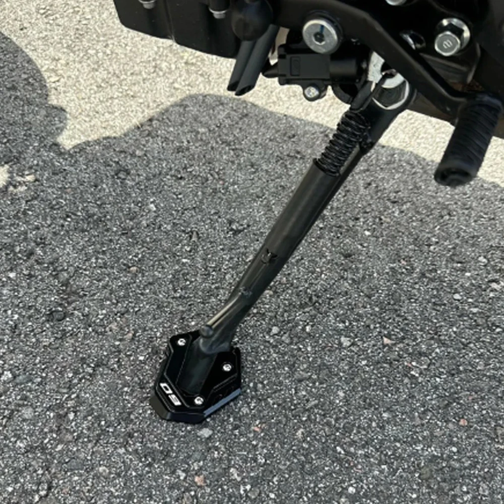 2025年 ヤマハ MT-07 MT07 2014-2023 2024 MT-09 MT 09 アクセサリー オートバイ キックスタンド サイドスタンド 延長プレート タイヤバルブキャップ