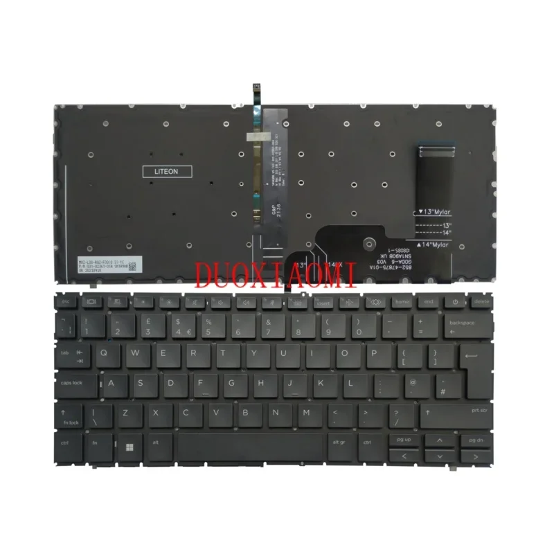 

Ноутбук новый для HP EliteBook 1040 G9 1040 G10 английская клавиатура с подсветкой