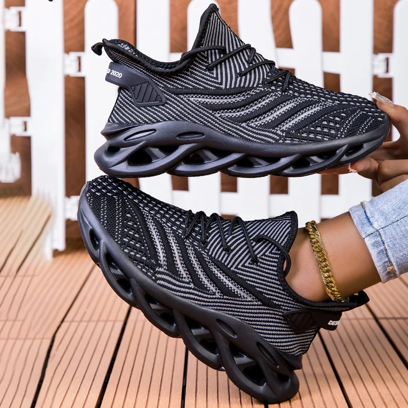 

YRZL Sneakers Breathable Mesh Running Shoes Men Women Lightweight Soft Sole Comfortable Walking Shoes Outdoor Sports Gym