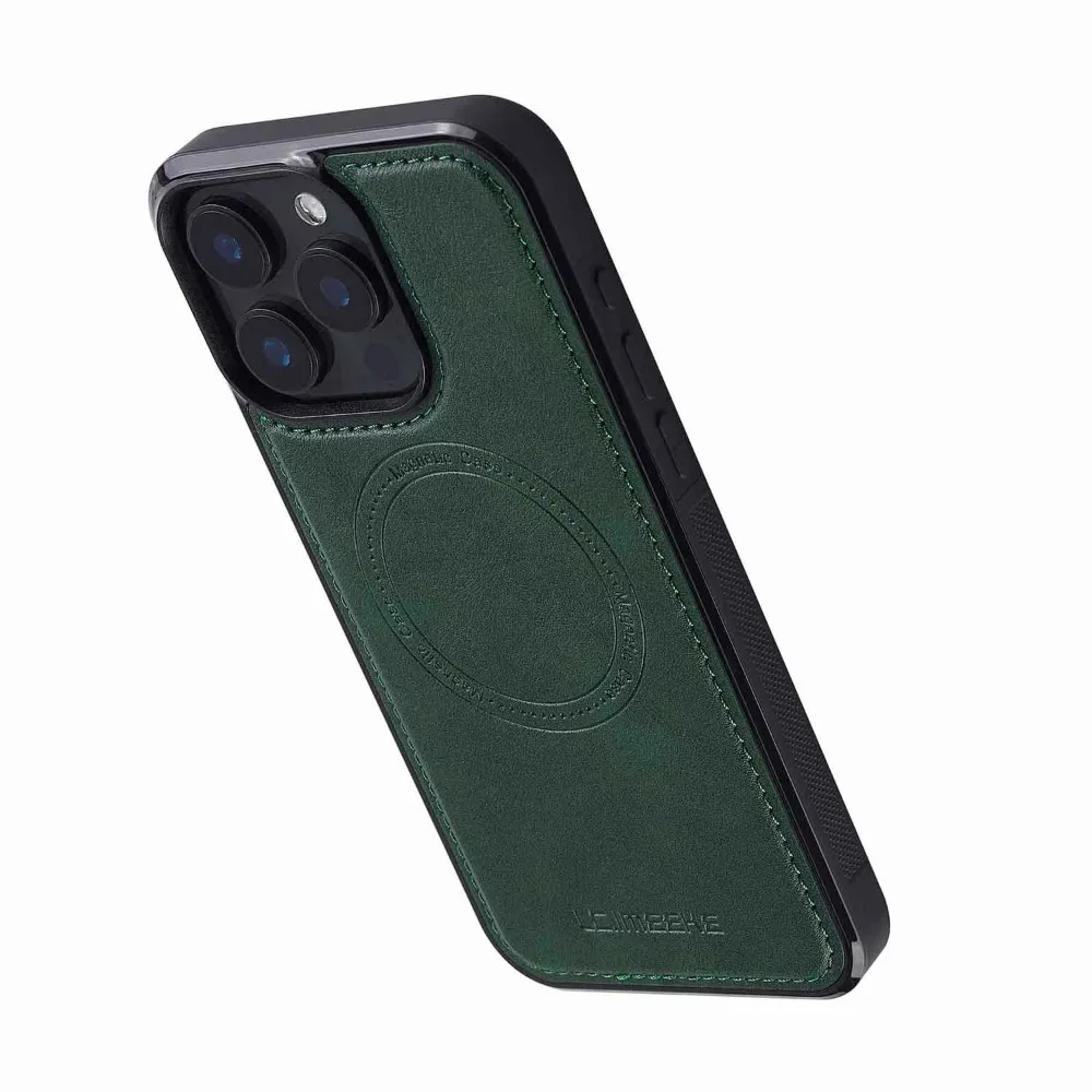 Magnetische Leder-Handyhülle für iPhone 18 17 17e Air 16e 16 15 13 12 11 Pro Max XS Plus Mini Stoßfeste Mag-Safe Weiche Rückseite – Detail 36