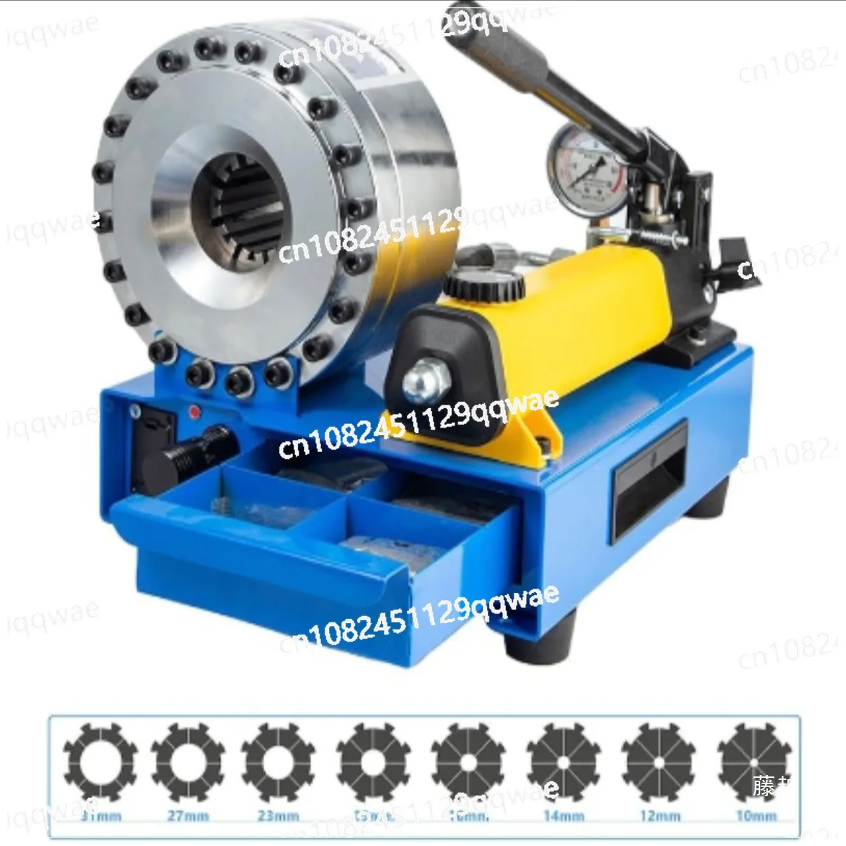 آلة تجعيد الخراطيم الهيدروليكية آلة تقلص أنابيب زيت الضغط العالي 10-31 مللي متر آلة تجعيد الخراطيم الهيدروليكية #3