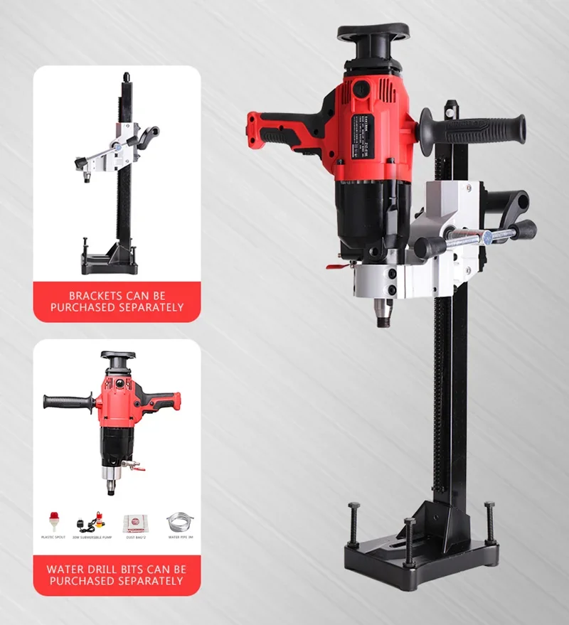 

Hot Selling High-quality Water Drilling Machine Drilling Engineering Drilling Machine 220V 1600r/min Max.180MM