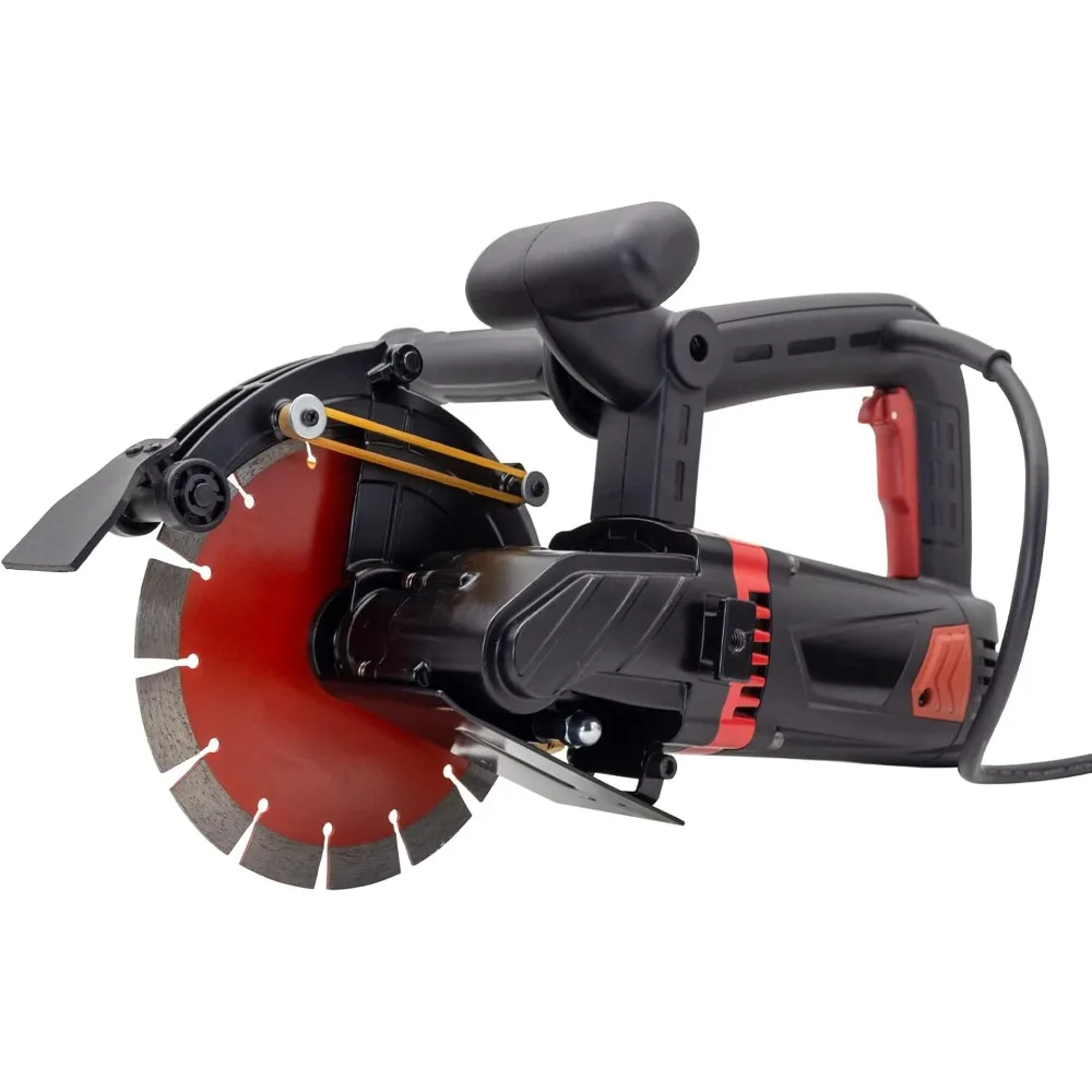 

Electric Concrete Saw 4800W Wall Chaser Concrete Cutter for Brick, Concrete Wall, Granite, Marble, Tile with 8 Saw Blade