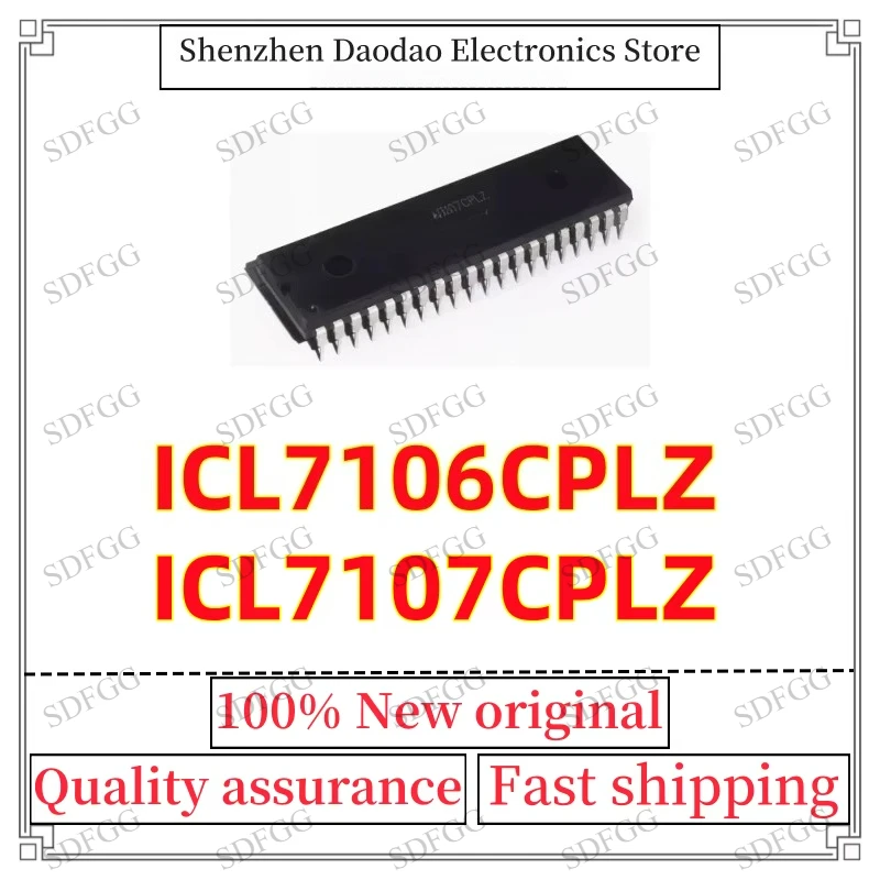 ICL7106CPLZ ICL7107CPLZ DIP-40 ICL7106 ICL7107 CPLZ A/D Converter LCD./LED Display Driver Chip IC New Original