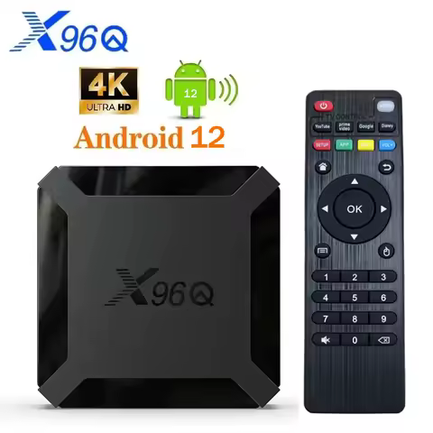 X96Q TV Box Android 12 Allwinner H313 Quad Core HD 4K Smart TV BOX Wifi PK X96 Set Top Box