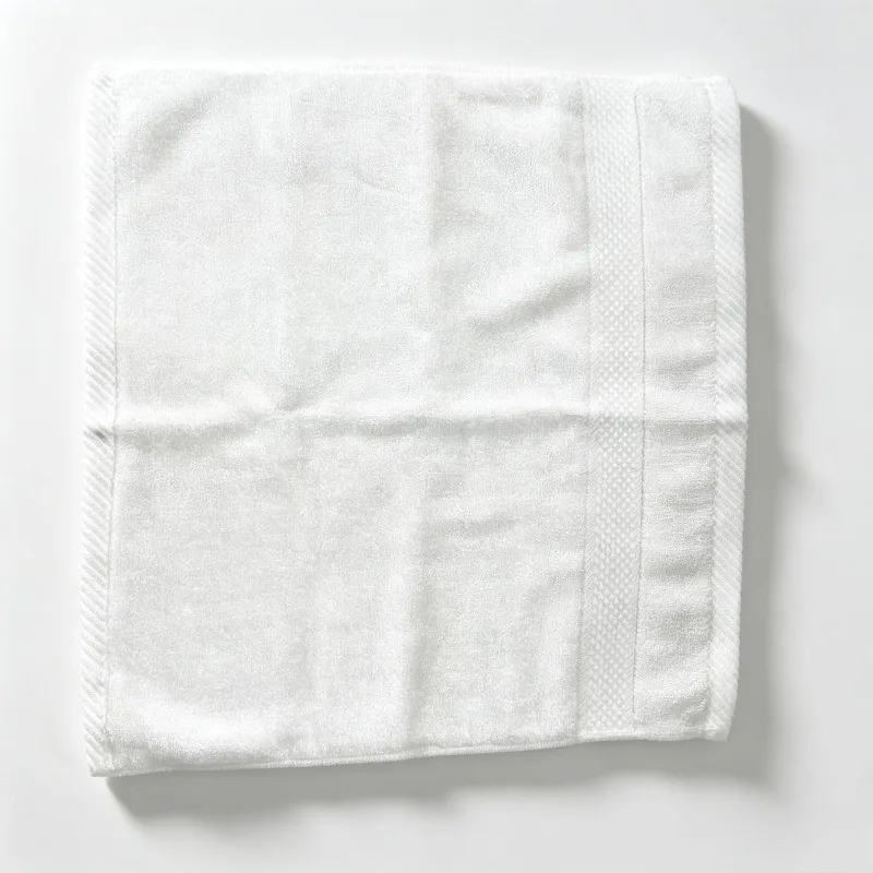 1Pc Gray/Blue/White  Square Scarf Dry Body Wash Cloths Extreme Comfort Cotton Antibacterial Absorbent Face Towel For Family C165
