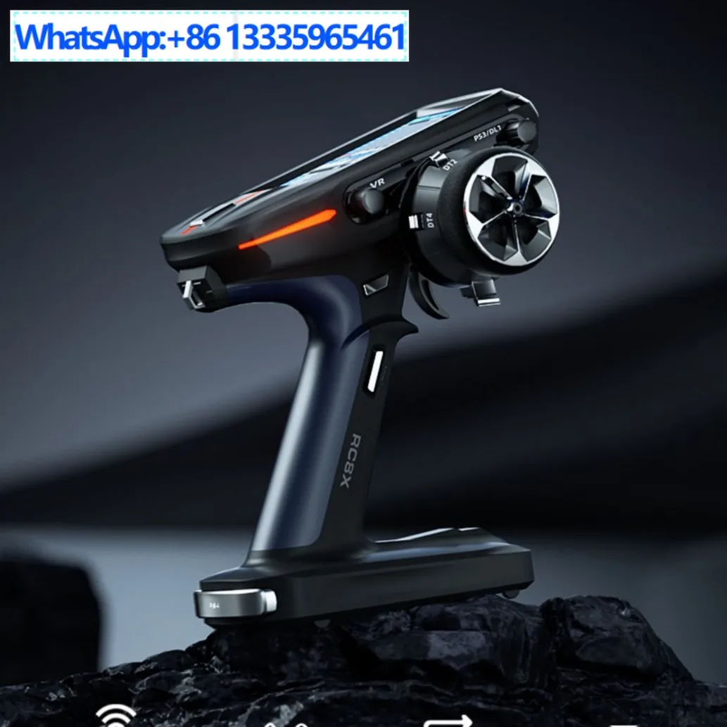 Ledi RC8X touch screen 8 channel gun control remote control IPS capacitive screen one screen dual head chasing FPV car ship mode
