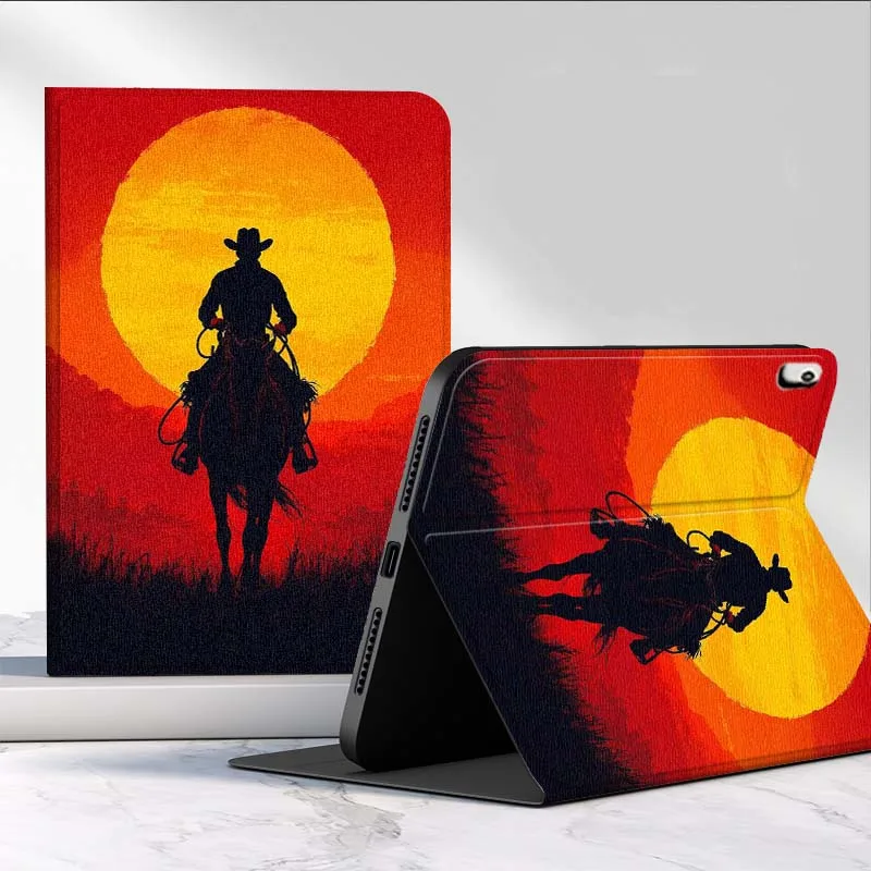 Red Sun Horse For Huawei MediaPad MatePad Pro Air 12 X T5 T10S M6 M5 C5e SE 11 11.5 10.4 Inch Tablet Case
