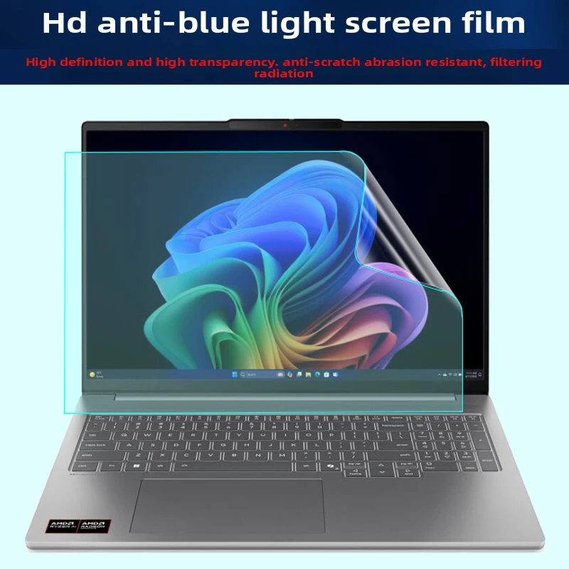 For Lenovo IdeaPad Pro 5 16IAH10/16AKP10 Keyboard Film Pro 5 16ASP10 16-inch 16:10 Laptop HD Anti-Blue Toughened Screen Film