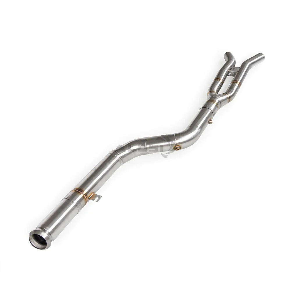 Stainless Steel Exhaust Mid Pipe for BMW X3 X4 G03 G04 B58 3.0T 2018-2023 89MM Diameter with OPF Interface Exhaust Pipes