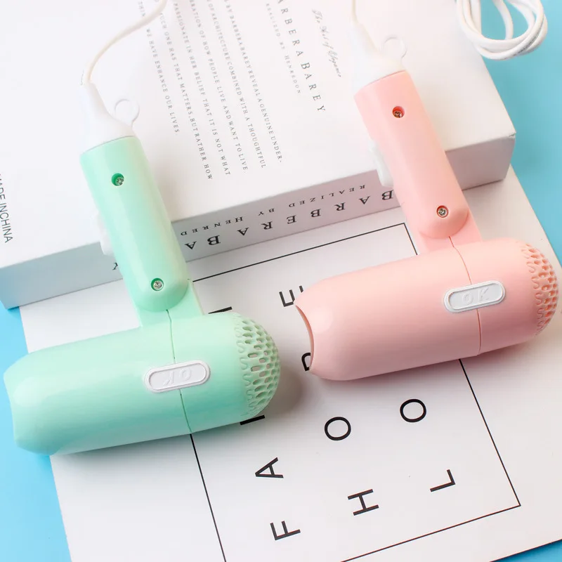 NEW Fashion Mini Folding Hair Dryer Low Power Radiation Proof Household Travel Dormitory Hair Dryer Barber Salon Modeling Tool