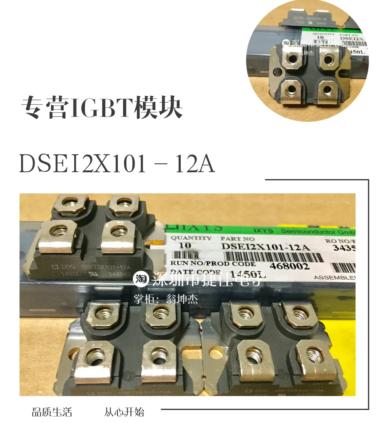 

DSEI2X101-06A DSEI2X121-02A DSEI2X61-12B DSEI2X101-12A 100% new and original