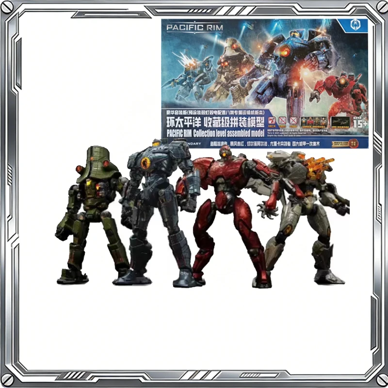 

Оригинальные фигурки-модели из аниме «Тихоокеанский рубеж»: Jaeger Crimson Typhoon, Gipsy Danger, Cherno Alpha Striker, Eureka. Сборные игрушки-модели. Подарок.
