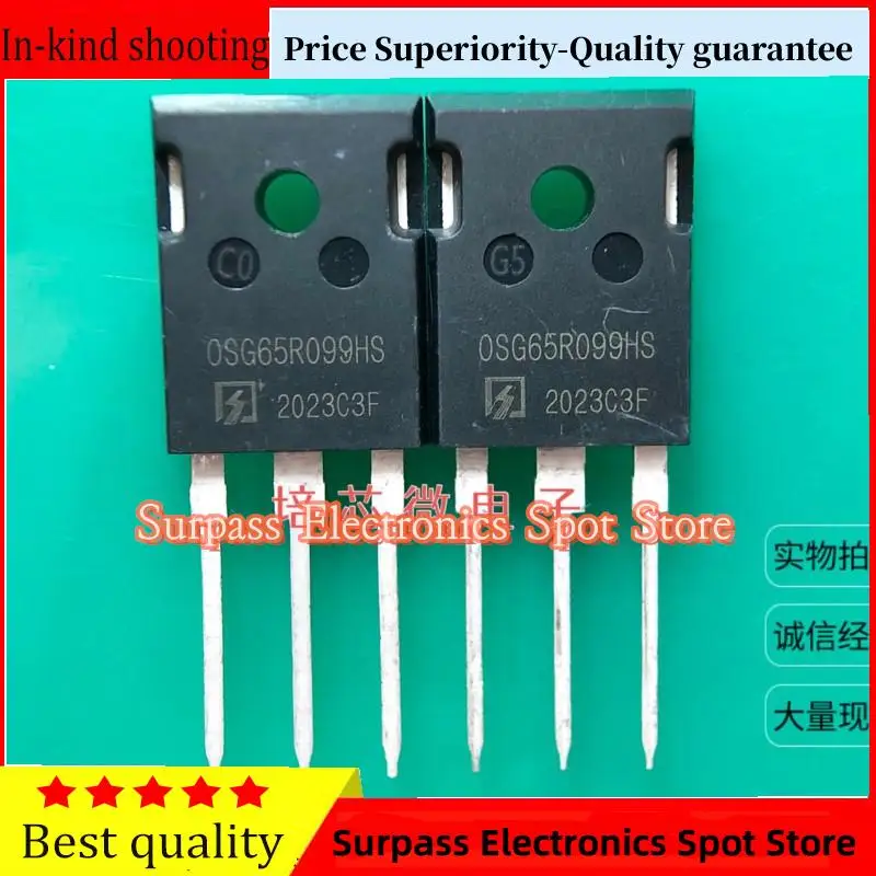 

10PCS-100PCS OSG65R099HS TO-247 650V 37A Price Superiority-Quality guarantee