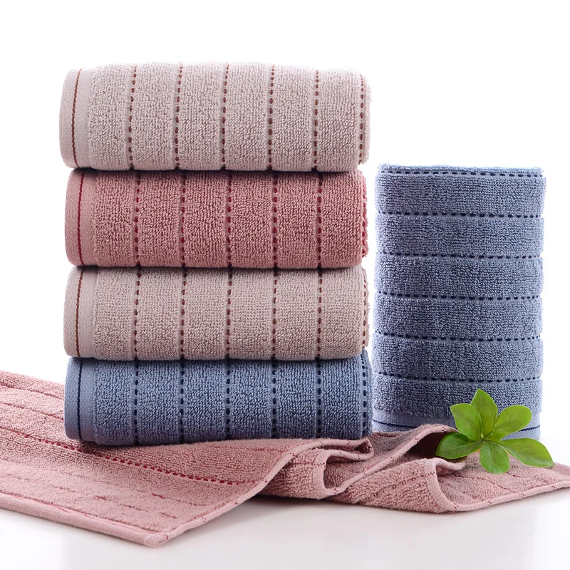 

Parallel lines Cotton Towel soft and absorbent Fast drying For home Hotel Travel spa Fitness Swimming beach, face towel