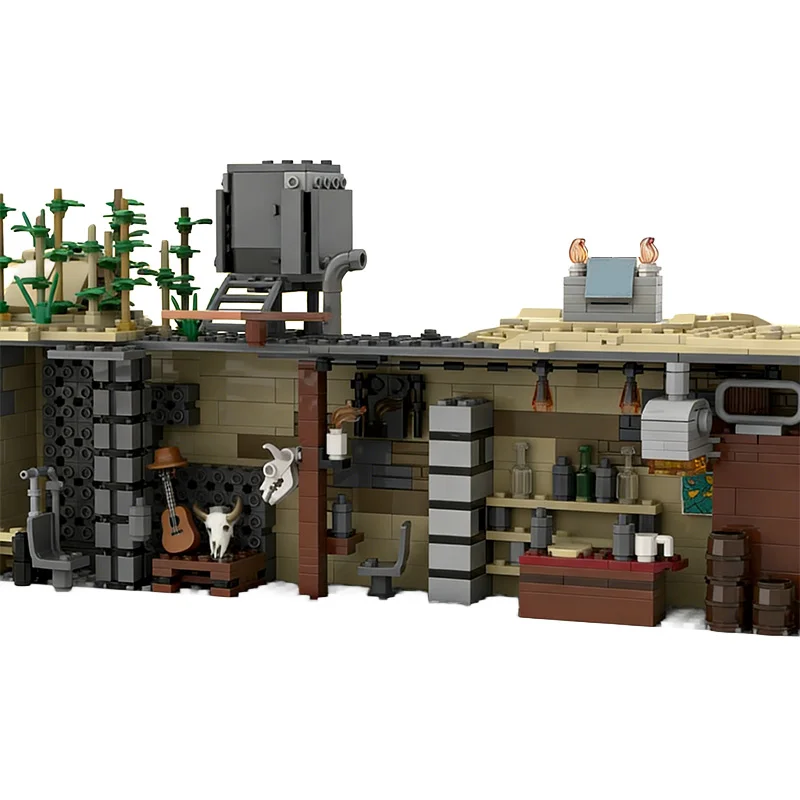 1164 pièces de construction modulaire Firefly Serenity, Mudder's Bar Shadowbox MOC, blocs de construction modulaires personnalisables, jouet DIY, cadeau de Noël