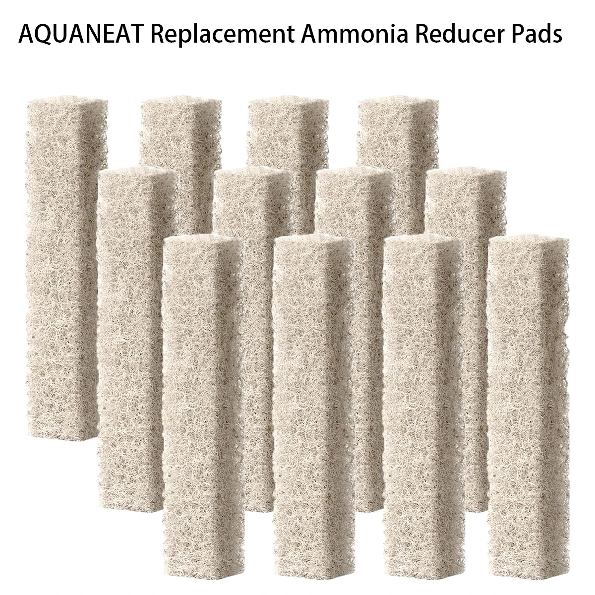 AQUANEAT Replacement Ammonia Reducer Pads Compatible Aqueon QuietFlow 10 PRO SmartClean 10-20 Gallons Aquarium Power Filter
