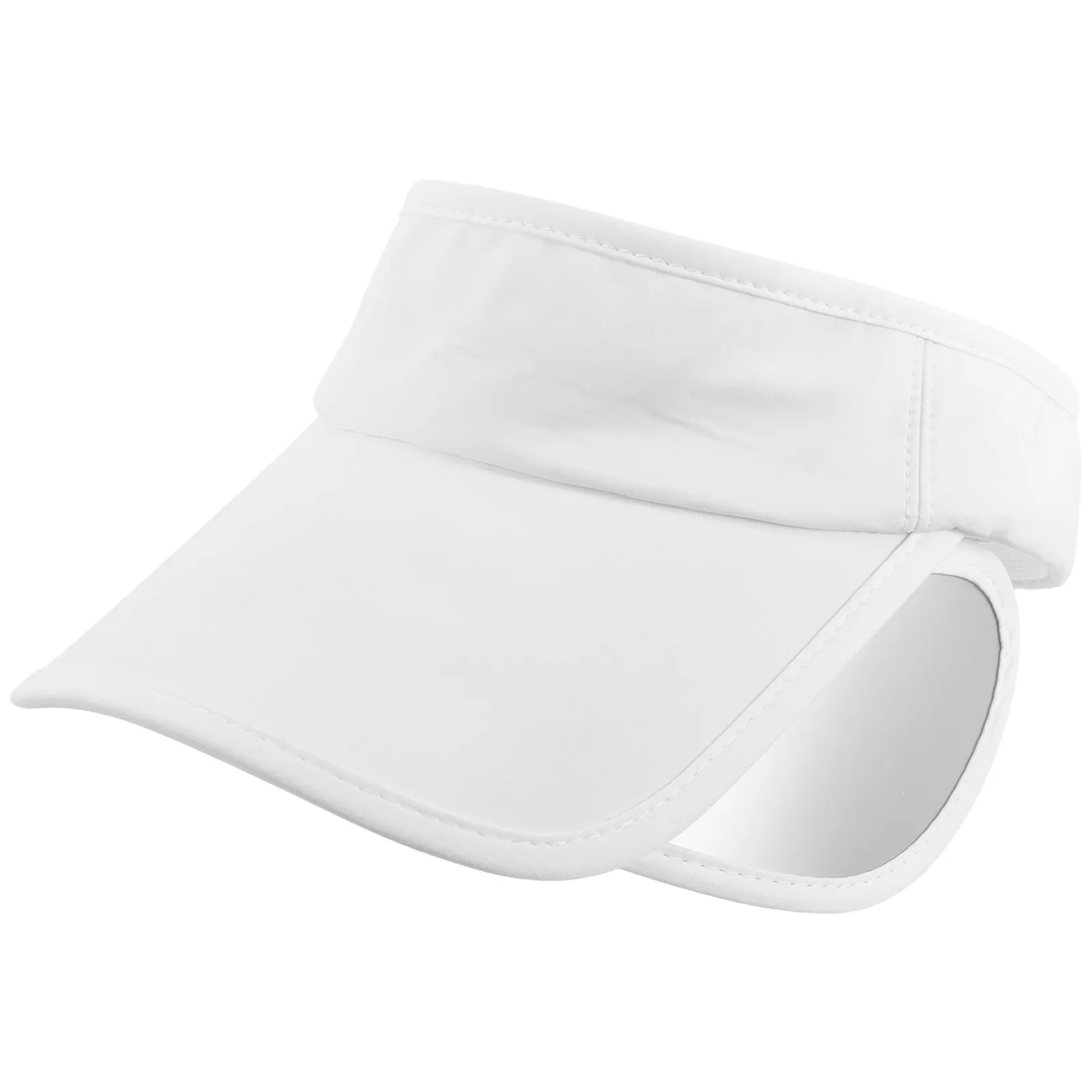 

Golf Sun Visor Hat Adjustable Retractable Brim Lightweight Breathable Uv Protection Solid Color for Outdoor Beach Golf Running