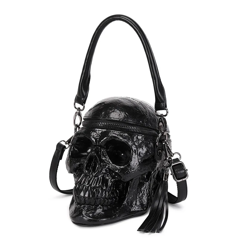 Women Horrible Skull Bag Funny 3D Skeleton Head Purses and Handbags for Women Single Package Fashion Designer Satchel Packages