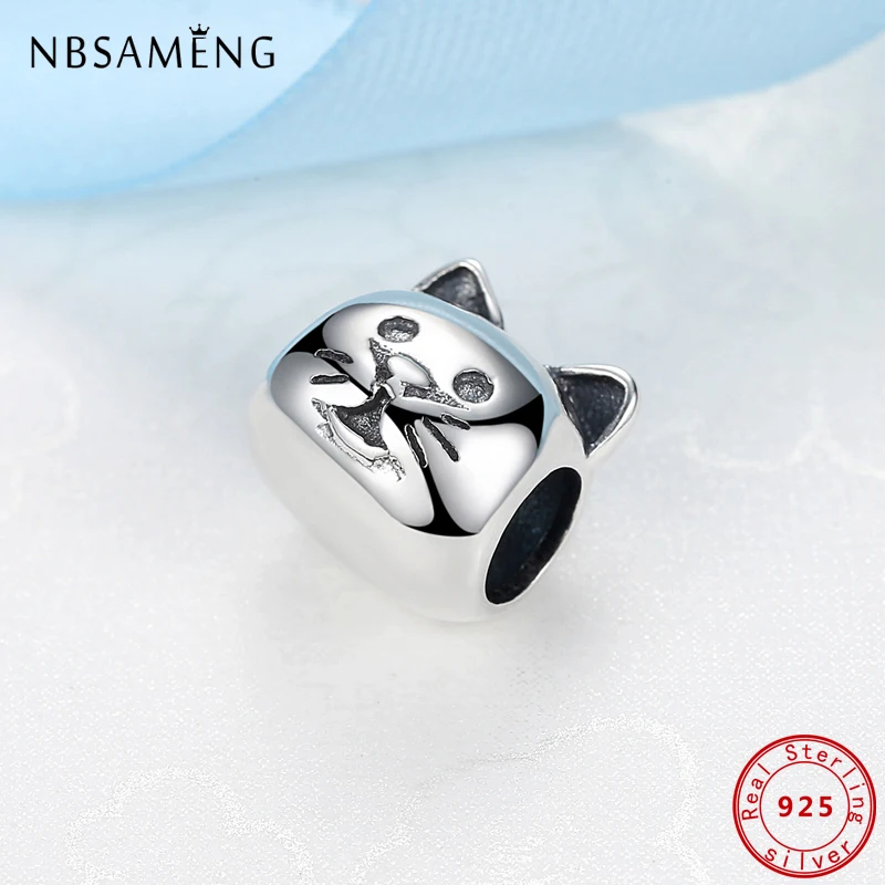 Original 100% 925 Sterling Silver Beads Dog Paw Turtle Charms Crystal Pendant Fit Pandora Bracelets Necklaces Women Diy Jewelry