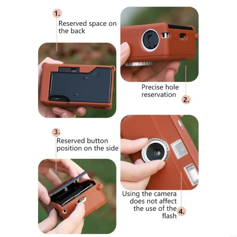 K3NB Case protector ligero Camina silicona Color sólido resistente desgaste