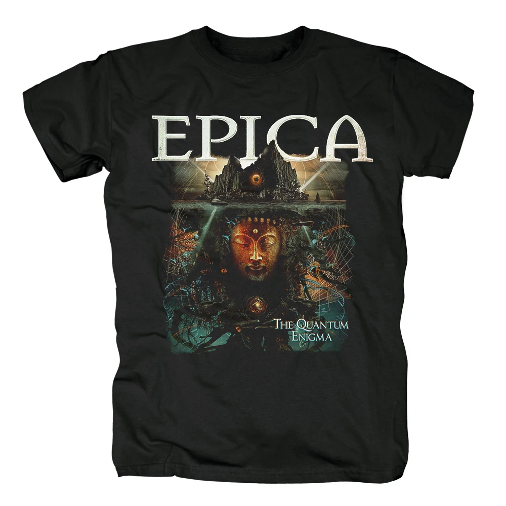 Symphonic Metal band Epica T Shirt Mens Fashion Summer Short Sleeve Cotton Tshirt Causal Harajuku Streetwear Hip Hop Tee Tops