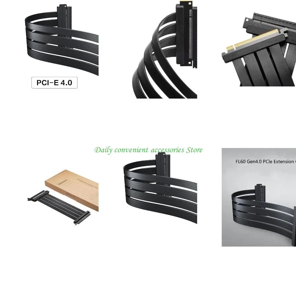 

97QB PCI для Express 16x Extension Cable PCI-E x16 Extender 180-градусный кабель Antive Interference 30 см/11,8 дюйма FL30