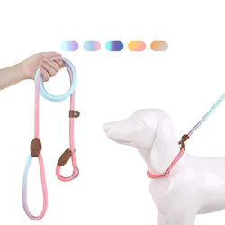 Dog Leashes Dog Slip Lead Dog Training Leash Strong Heavy Duty Braided No Pull Training Lead Leashes for Small Medium Large Dogs