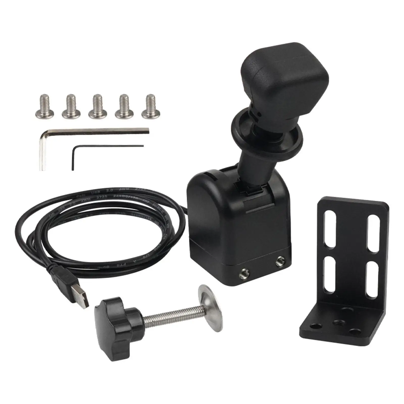 

Game Handbrake Plug and Play Accessories with Fixing Clip USB Handbrake Simulate Handbrake for G25 G27 G29 G920 G923