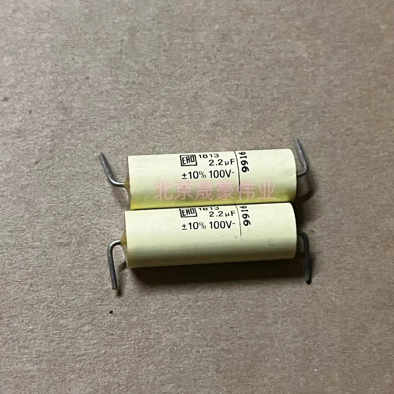 5pcs  Imported ERO capacitor axial non-inductive capacitor axial thin film capacitor 100V225K 100V2.2UF