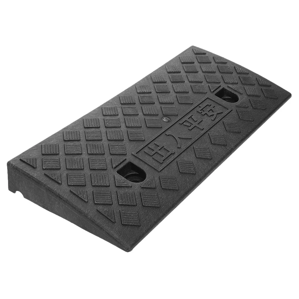 

Rubber Bump Driveway Ramp Curb Ramps for Car Lawn Mower Wheel over Cable Protector Wheelchair