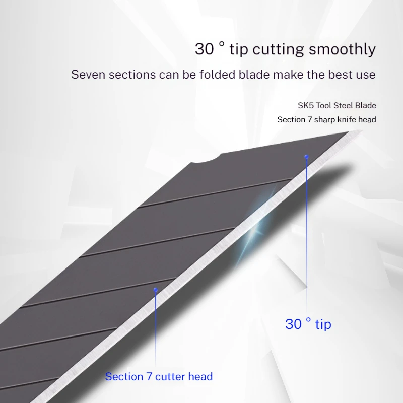 ديلي بلاك بليد سكّين متعدّد الاستخدامات ساعي معدني صغير لورق الحائط الورقي المصنوع يدويًا نحت الفن الحادة القياسية