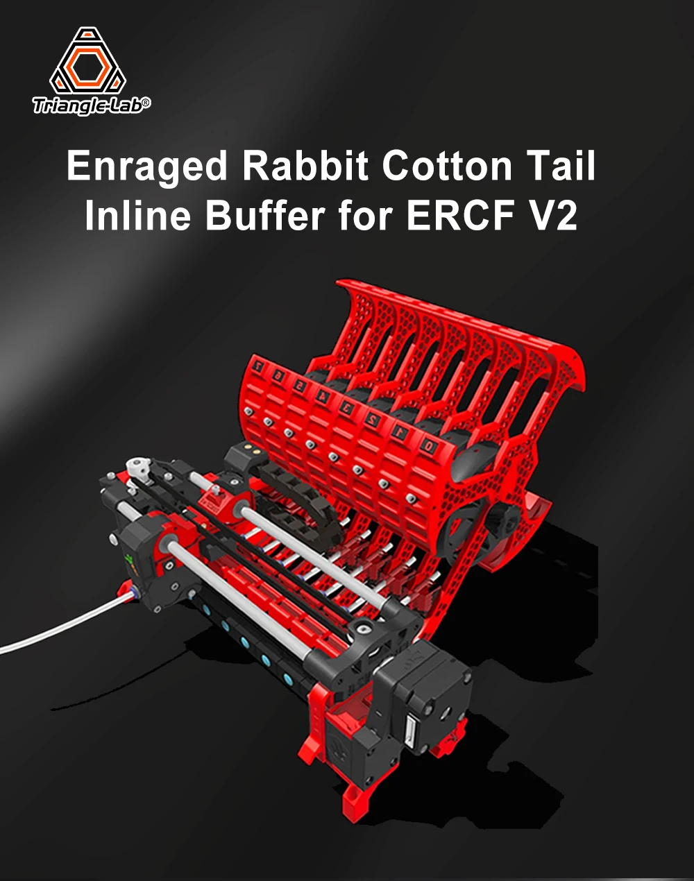 Trianglelab Offizielles Zertifikat 8-Farben Enraged Rabbit Cotton Tail Inline Buffer ERCF V2 Rabbit 2.0 3D-Drucker Voron EXTRduer – Detail 6