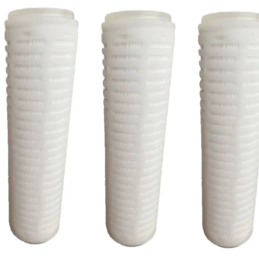 Water Jet Cutting Machine 10inch 0.45um 1um Precision Filter Core 10Micron 254mm Water Foldable Filter Element Cartridge Screen