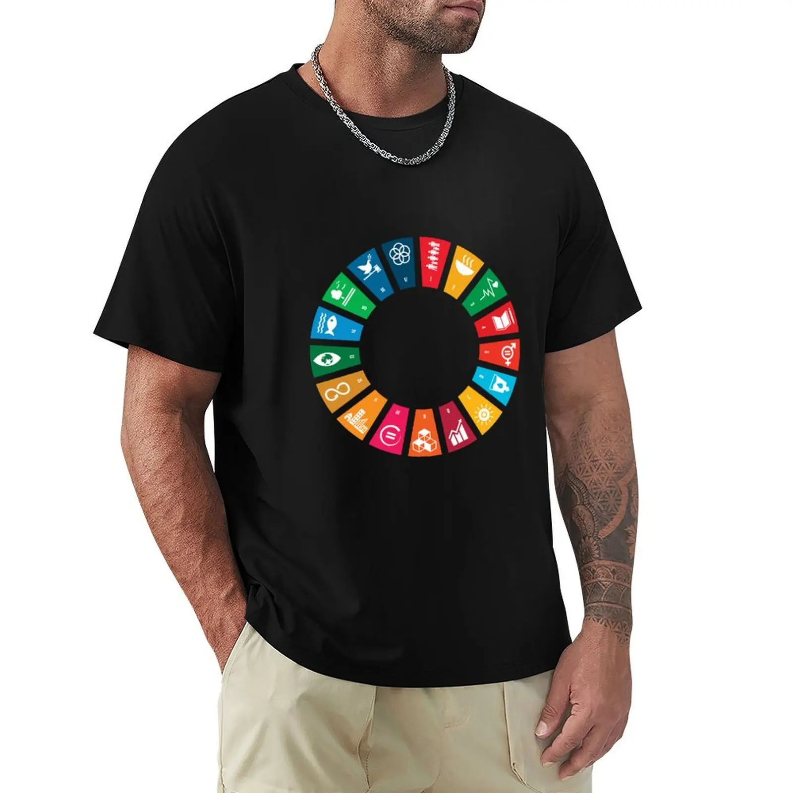UN SDGs UN Global Goals Logo United Nations Sustainable Development Goals 2030 Sticker Copy T-Shirt