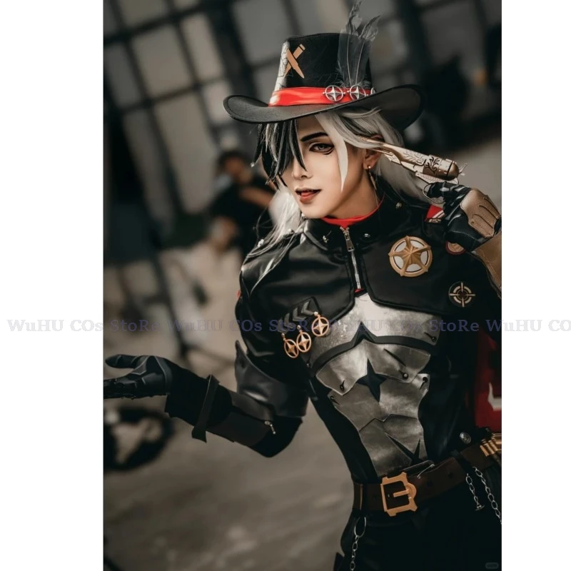 Gioco Honkai Star Rail Boothill Costume Cosplay cappello guanti Arm Prop abiti Boothill parrucca uomo Halloween Party carnivavl puntelli per feste