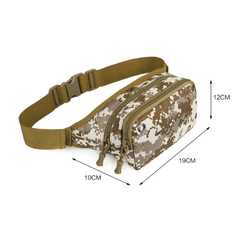 Chikage-riñonera de camuflaje táctica exquisita, gran capacidad, para deportes al aire libre, bolsas multifunción para pesca y caza