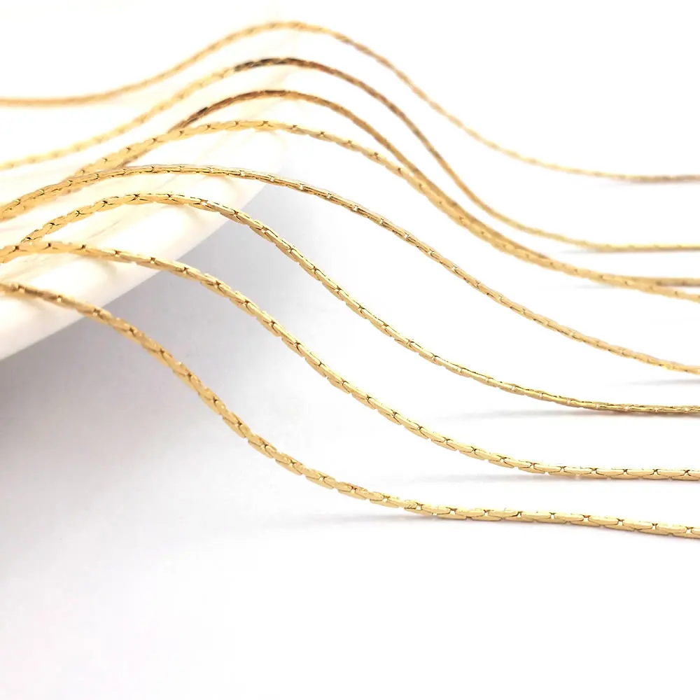 Champagne Gold Color Copper Square Chain High Quality Accessories Jewellery Making Materials Rosediy Official Store