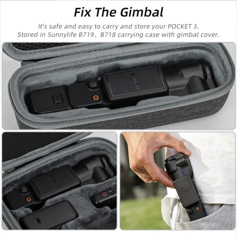 Plastic Gimbal Beschermer Voor Dji Osmo Pocket 3 Camera Cap Sunnylife Beschermhoes Handheld Gimbal Box Dji Pocket 3 Accessoires